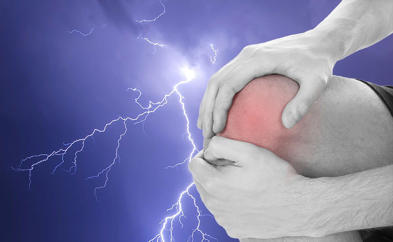 Why does my knee hurt when it rains?