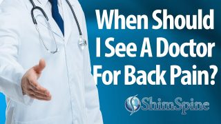 When to See a Doctor for Back Pain