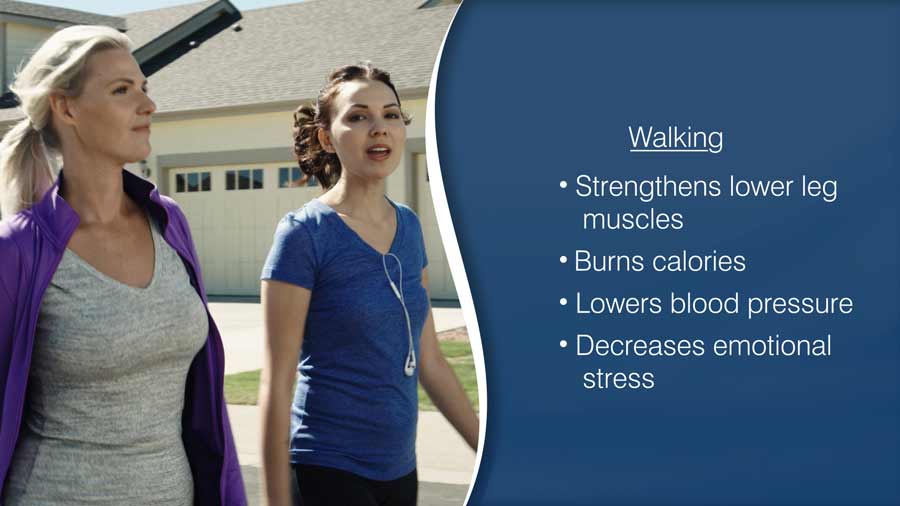 Walking benefits