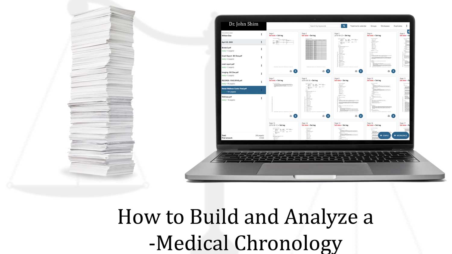 How to Build and Analyze a Medical Chronology – Webinar