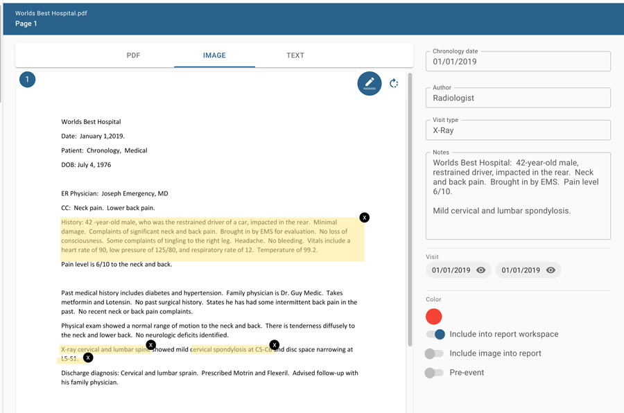 Case Chronology