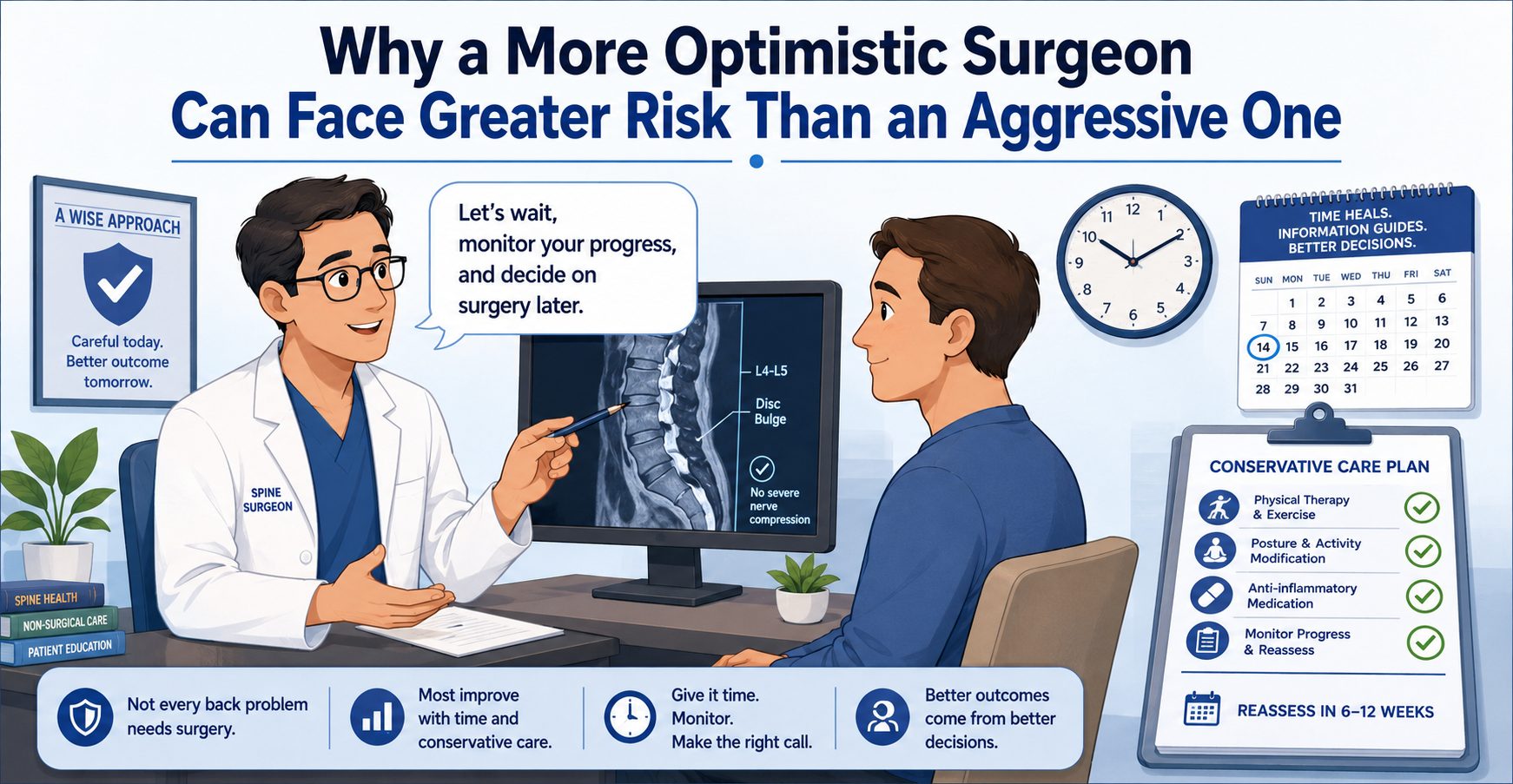 Why a More Optimistic Surgeon Can Face Greater Risk Than an Aggressive One